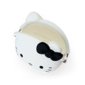 Japan Sanrio Mimi Pochi Pouch - Hello Kitty : Monotone - 3