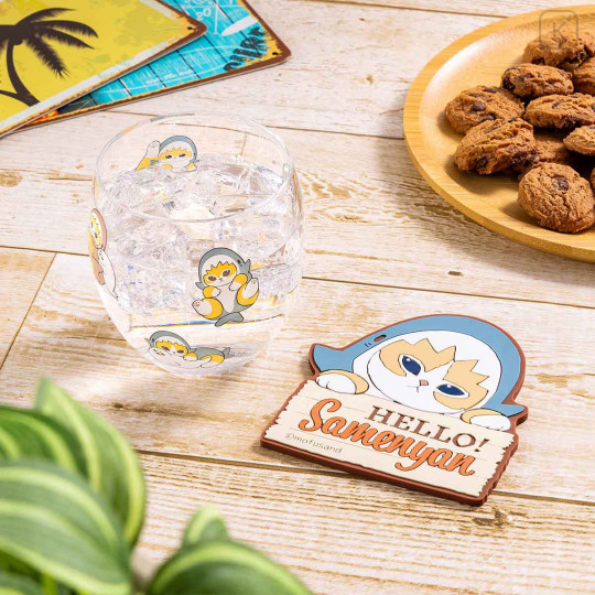 Japan Mofusand Rubber Coaster - Hello Shark Cat - 3