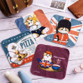 Japan Mofusand Hand Towel - Mofumofu Journey Imperial Guard Cat - 2
