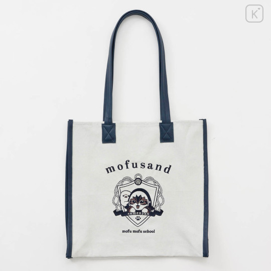 Japan Mofusand College-style Tote Bag - Shark Cat Gray - 1