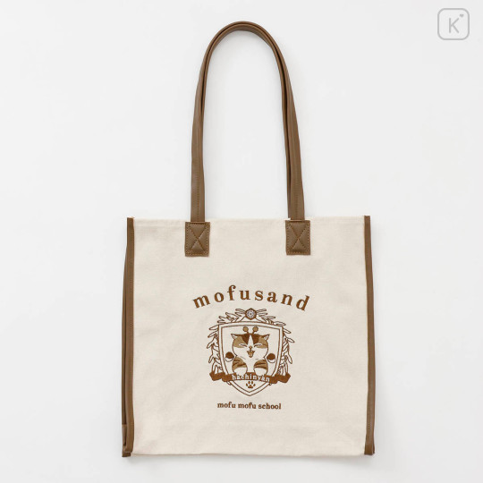 Japan Mofusand College-style Tote Bag - Bee Cat Beige - 1
