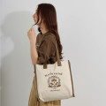 Japan Mofusand College-style Tote Bag - Bee Cat Beige - 2