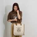 Japan Mofusand College-style Tote Bag - Bee Cat Beige - 3