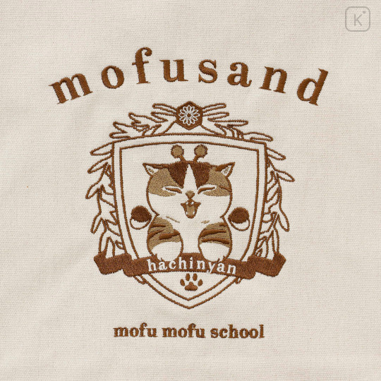 Japan Mofusand College-style Tote Bag - Bee Cat Beige - 6