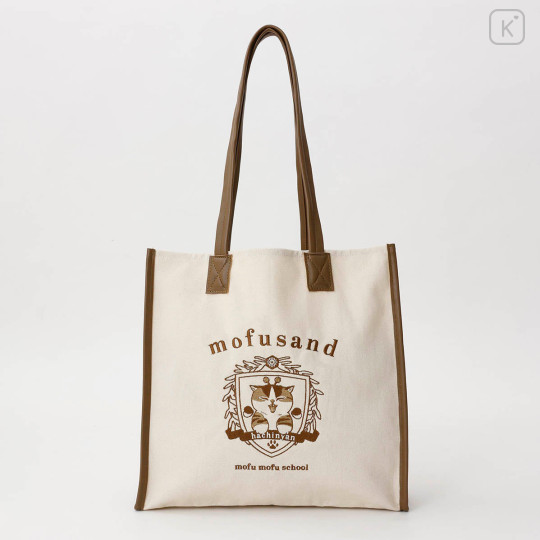 Japan Mofusand College-style Tote Bag - Bee Cat Beige - 7
