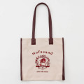 Japan Mofusand College-style Tote Bag - Strawberry Cat Rose Brown - 1