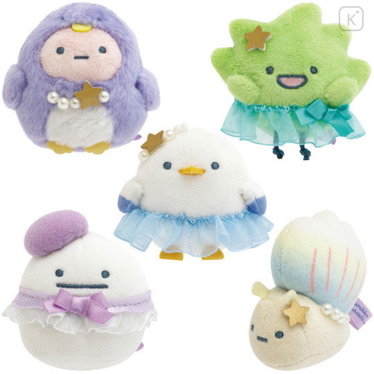 Japan San-X Tenori Plush (SS) Set - Sumikko Gurashi : Penguin Lagoon - 1