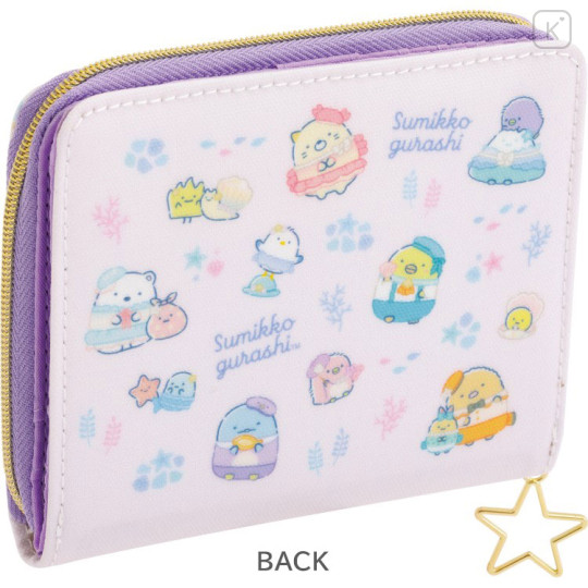Japan San-X Bifold Wallet - Sumikko Gurashi : Penguin Lagoon - 2