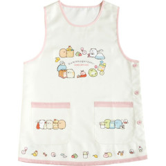 Japan San-X Apron - Sumikko Gurashi : Grocery White Pink