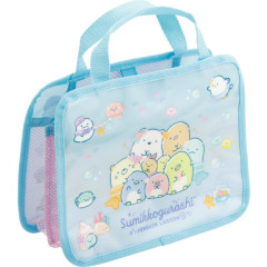 Japan San-X Hot Spring Spa Bag - Sumikko Gurashi : Penguin Lagoon Blue