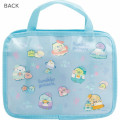 Japan San-X Hot Spring Spa Bag - Sumikko Gurashi : Penguin Lagoon Blue - 2