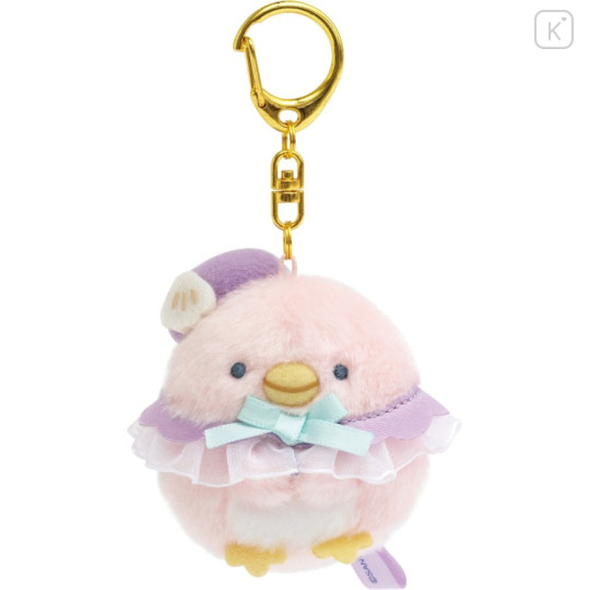Japan San-X Hanging Plush - Sumikko Gurashi : Penguin Lagoon Penguin Pink - 1