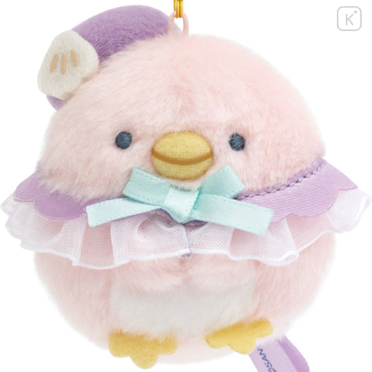Japan San-X Hanging Plush - Sumikko Gurashi : Penguin Lagoon Penguin Pink - 2