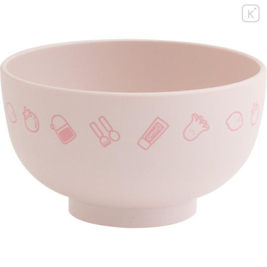 Japan San-X Ceramic Tea Bowl & Melamine Soup Bowl Set - Sumikko Gurashi : Tonkatsu & Ebifurai no Shippo Fried Shrimp Tail - 4