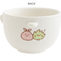Japan San-X Ceramic Tea Bowl & Melamine Soup Bowl Set - Sumikko Gurashi : Shirokuma & Neko - 3