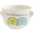 Japan San-X Ceramic Tea Bowl & Melamine Soup Bowl Set - Sumikko Gurashi : Penguin? & Tokage - 2