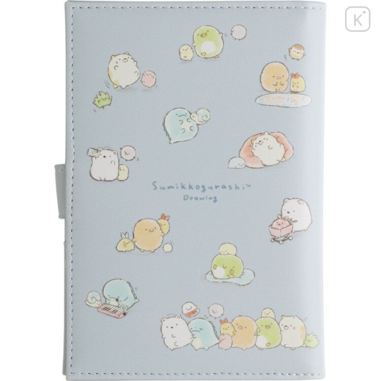 Japan San-X Medicine Handbook Case - Sumikko Gurashi : Drawing Blue - 2