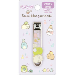 Japan San-X Nail Clipper - Sumikko Gurashi : Neko & Penguin? Purple