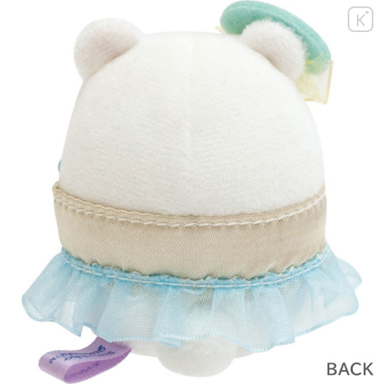 Japan San-X Tenori Plush (SS) - Sumikko Gurashi : Penguin Lagoon Shirokuma - 2