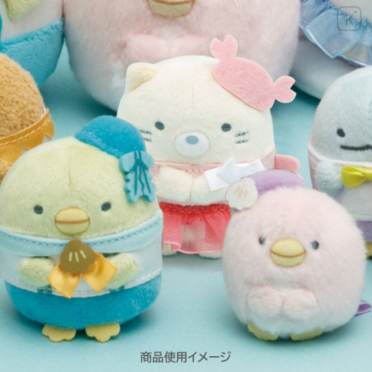 Japan San-X Tenori Plush (SS) - Sumikko Gurashi : Penguin Lagoon Neko Crab - 3