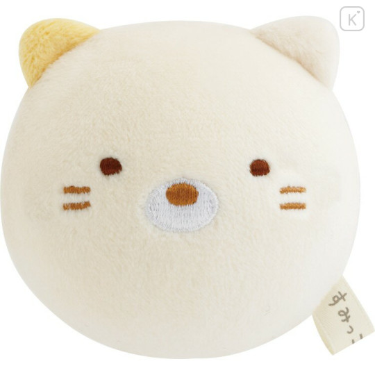 Japan San-X Tenori Plush (SS) - Sumikko Gurashi : Round and Rolling Face Neko - 1