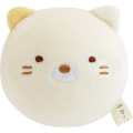 Japan San-X Tenori Plush (SS) - Sumikko Gurashi : Round and Rolling Face Neko - 1