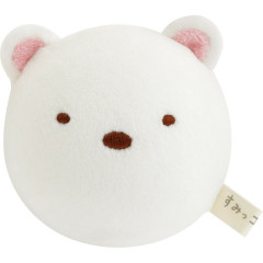 Japan San-X Tenori Plush (SS) - Sumikko Gurashi : Round and Rolling Face Shirokuma