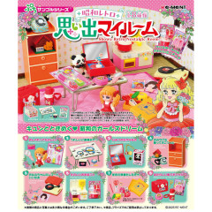 Japan Re-Ment Miniature Figure Complete Set - Showa Retro Nostalgic My Room