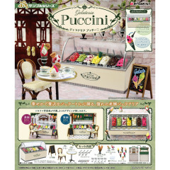 Japan Re-Ment Miniature Figure Complete Set - Gelateria Puccini