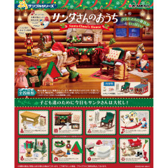 Japan Re-Ment Miniature Figure Complete Set - Santa Claus's House