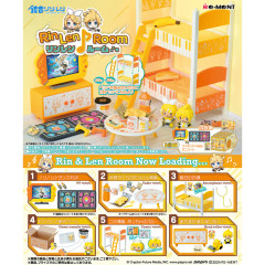 Japan Hatsune Miku Re-Ment Miniature Figure Full Set - Rin Len Room