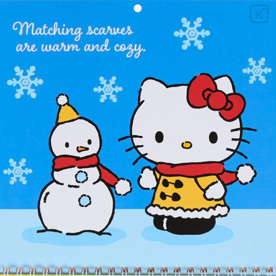 Japan Sanrio Original Wall Calendar (M) - Hello Kitty : 2026 - 4