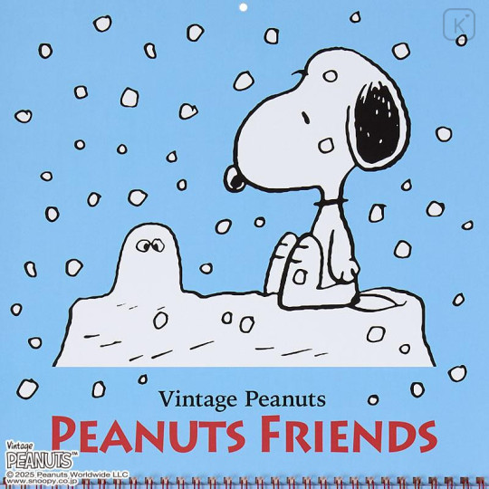 Japan Sanrio Original Wall Calendar (L) - Snoopy : 2026 - 4