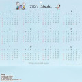 Japan Sanrio Original Wall Calendar Horizontal - Snoopy : 2026 - 5