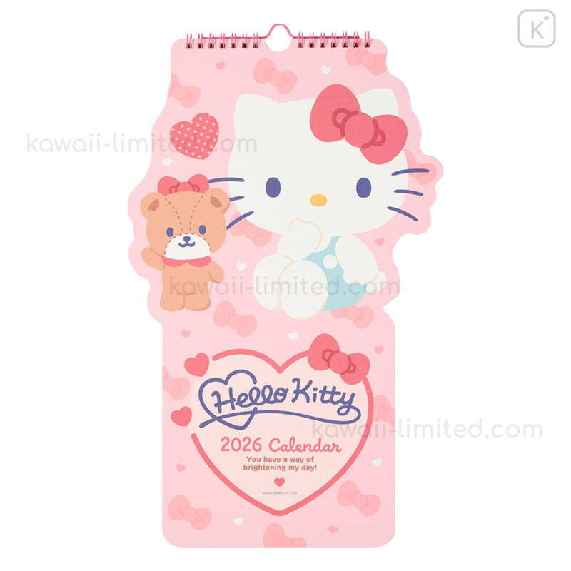 Japan Sanrio Original Die-cut Calendar - Hello Kitty : 2026