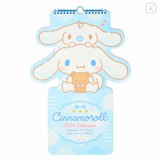 Japan Sanrio Original Die-cut Calendar - Cinnamoroll : 2026 - 1
