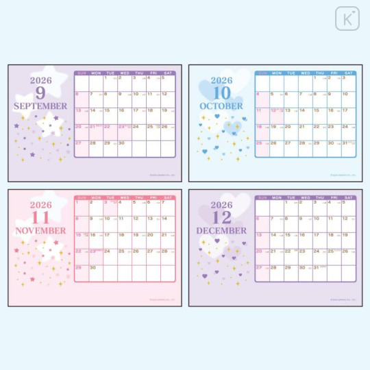 Japan Sanrio Original Mascot Calendar - Cinnamoroll : 2026 - 6