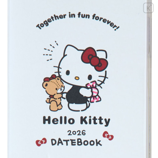 Japan Sanrio Original Pocket Datebook - Hello Kitty : 2026 - 2