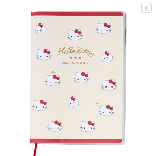 Japan Sanrio Original B6 Datebook - Hello Kitty : 2026 - 1