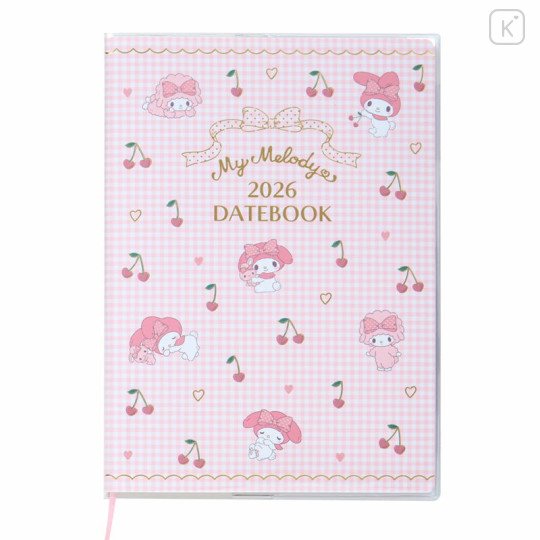 Japan Sanrio Original A5 Datebook - My Melody : 2026 - 1