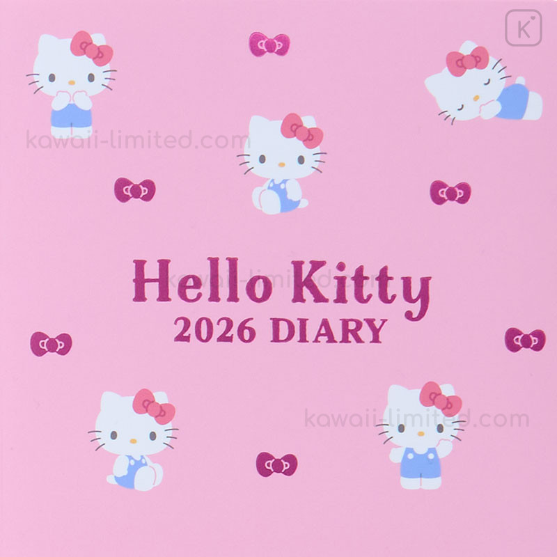 Japan Sanrio Original Horizontal Rule Type B6 Diary - Hello