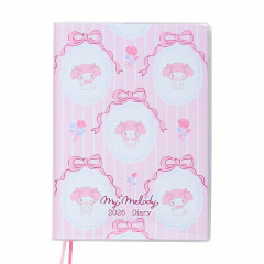 Japan Sanrio Original Horizontal Rule Type B6 Diary - My Melody : 2026