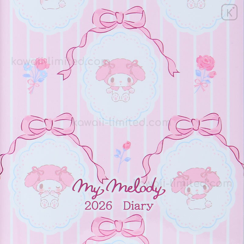 Japan Sanrio Original Horizontal Rule Type B6 Diary - My Melody