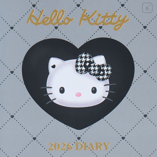 Japan Sanrio Original Block Type B6 Diary - Hello Kitty : 2026 - 2