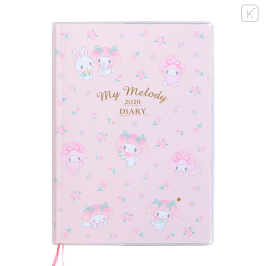 Japan Sanrio Original Block Type B6 Diary - My Melody : 2026 - 1