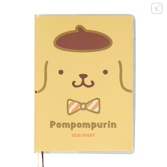 Japan Sanrio Original Block Type B6 Diary - Pompompurin : 2026 - 1