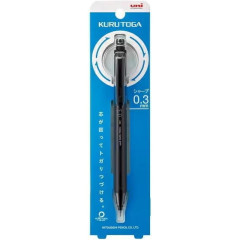 Japan Uni Kuru Toga KS Mechanical Pencil - 0.3mm Black
