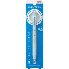 Japan Uni Kuru Toga KS Mechanical Pencil - 0.5mm Ice Blue