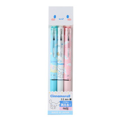 Japan Sanrio FriXion Ball Knock Erasable Gel Pen Set - Cinnamoroll