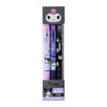 Japan Sanrio FriXion Ball Knock Erasable Gel Pen Set - Kuromi - 1